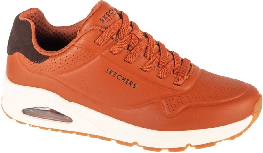 Skechers Uno Tailored Air Mannen Bruin Sneakers