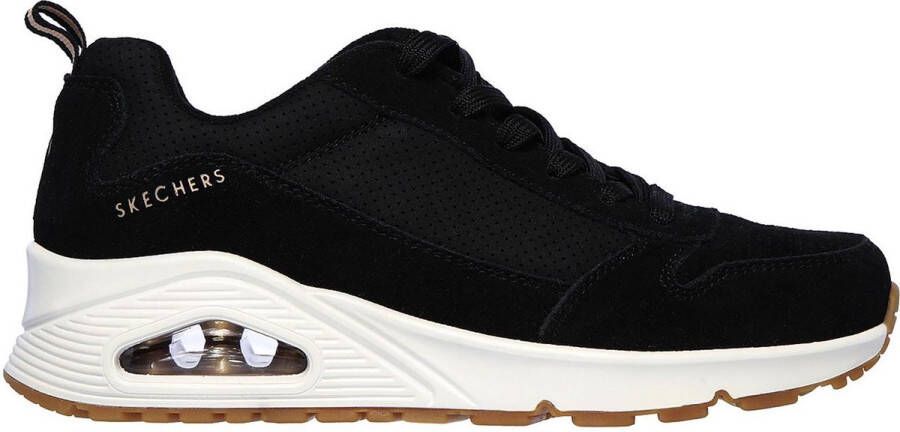 Skechers Uno Two For The Show Dames Sneakers Black