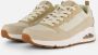 Skechers Uno Two Much Fun Dames Sneakers Taupe Zand - Thumbnail 4