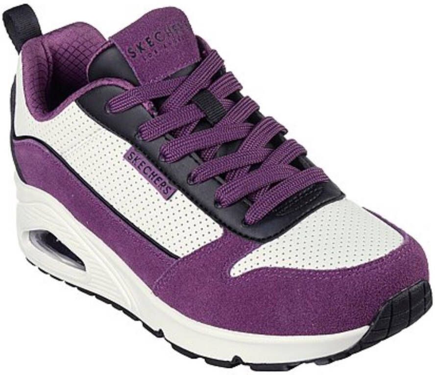 Skechers UNO TWO MUCH FUN sportschoenen paars