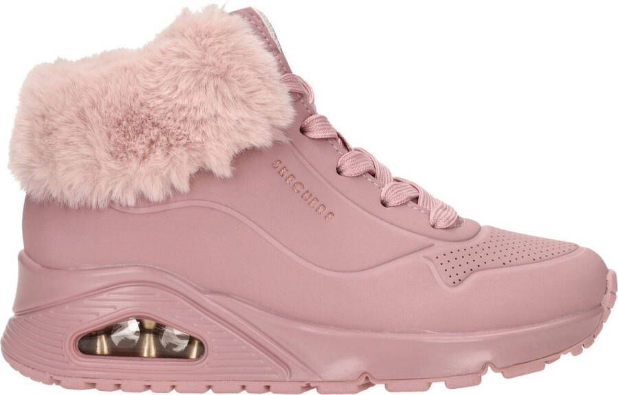 Skechers Uno Veterboot Meisjes Roze