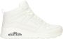 Skechers Klassieke Uno Veterschoen met Air-Cooled Memory Foam Wit Dames - Thumbnail 1