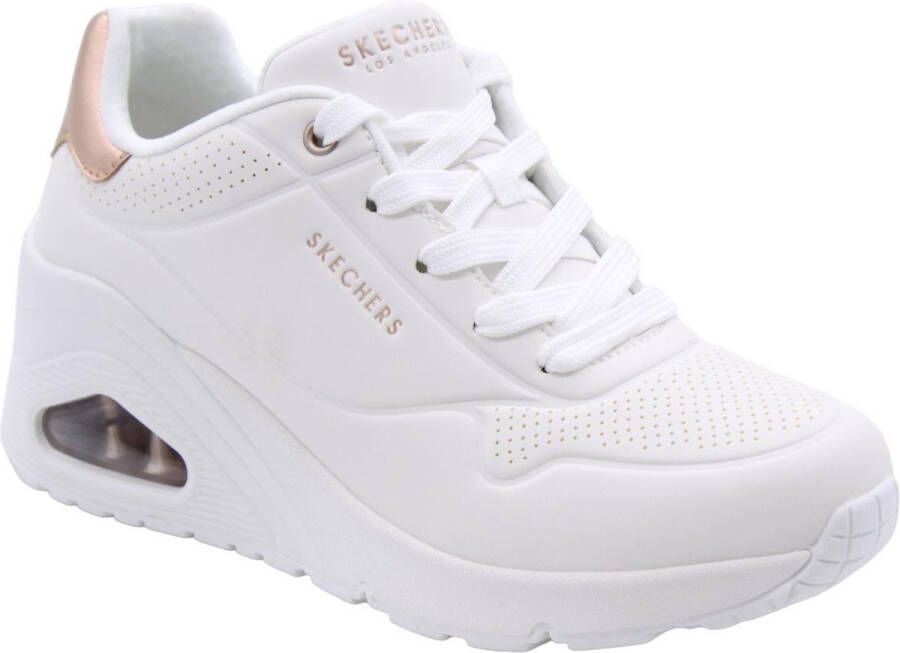 Skechers Uno Wedge Schoenen Wit Vrouw