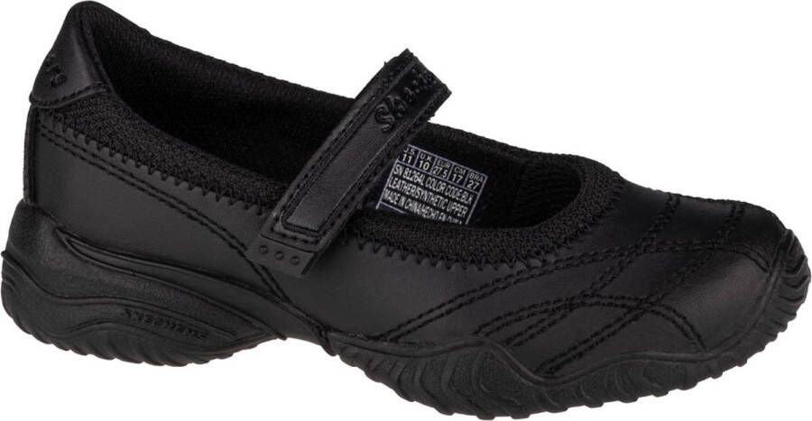 Skechers Velocity Pouty 81264L BLK voor meisje Zwart Sportschoenen Sneakers