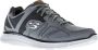 Skechers Satisfaction-Flash Point 58350-CCOR Mannen Grijs Sneakers Sportschoenen - Thumbnail 1