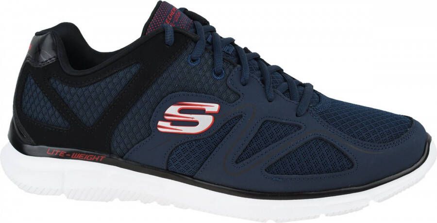 Skechers Verse Flash Point Sneaker Heren Sneakers Mannen blauw rood zwart