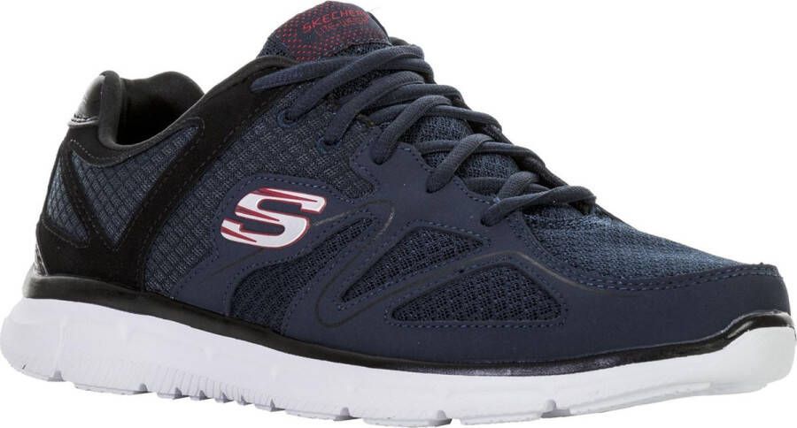 Skechers Verse Flash Point Sneaker Heren Sneakers Mannen blauw rood zwart