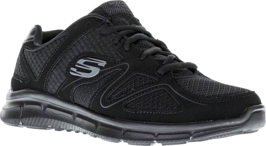 Skechers Verse Flash Point Sneaker Heren Sneakers Mannen zwart grijs