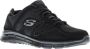 Skechers Verse Flash Point Sneaker Heren Sneakers Mannen zwart grijs - Thumbnail 2