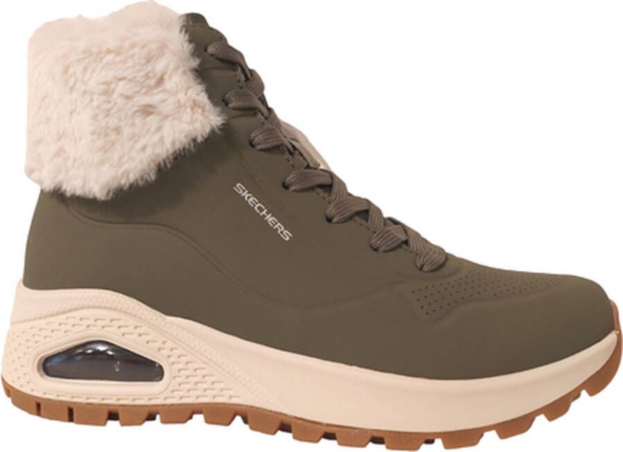 Skechers Uno Rugged Dames Sneakers 167274-olv Kleur Olijfgroen