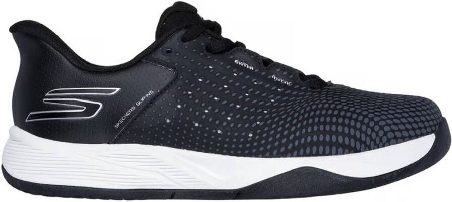Skechers Hands Free Slip-Ins Arch Fit Viper Court Reload dames sneaker Zwart