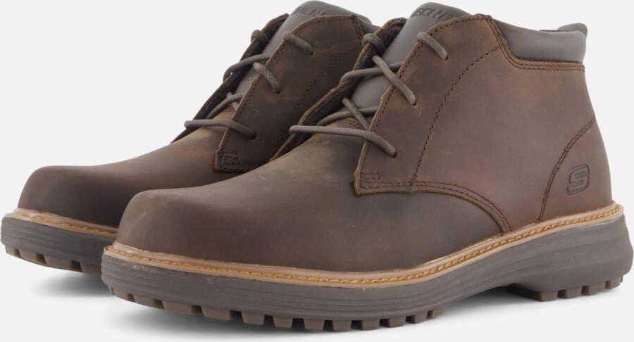 Skechers Stijlvolle en comfortabele heren veterschoenen Brown Heren - Foto 3