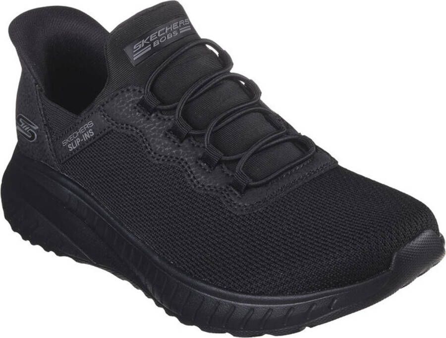 Skechers Bobs Sport Squad Chaos Slip-ins 117500W-BBK Vrouwen Zwart Sneakers Sportschoenen