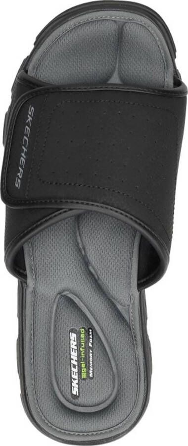 Skechers Wind Swell heren badslipper Zwart