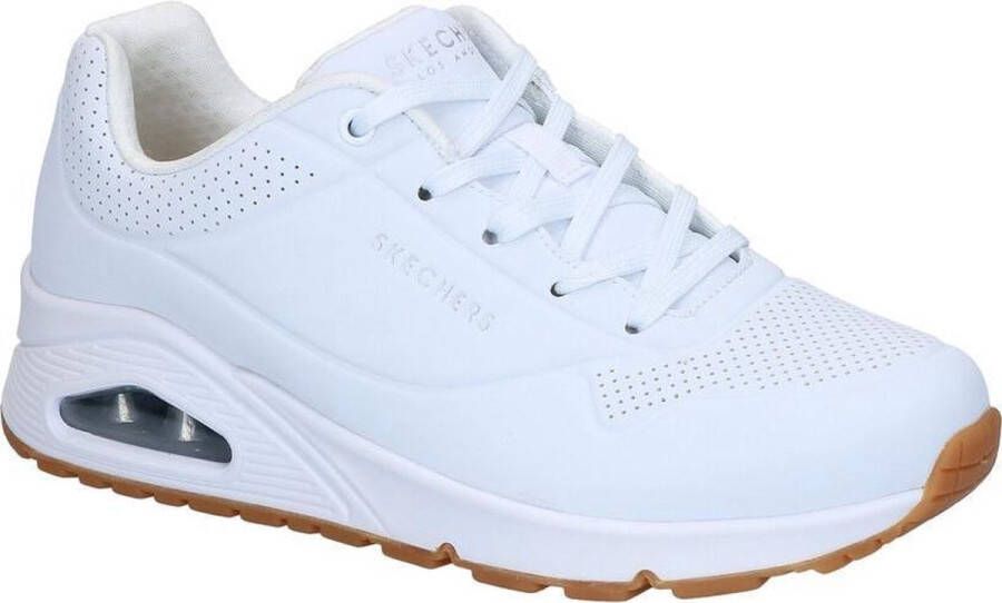 Skechers Sneakers Street Uno Stand on Air in eenvoudige look vrijetijdsschoen lage schoen veterschoen