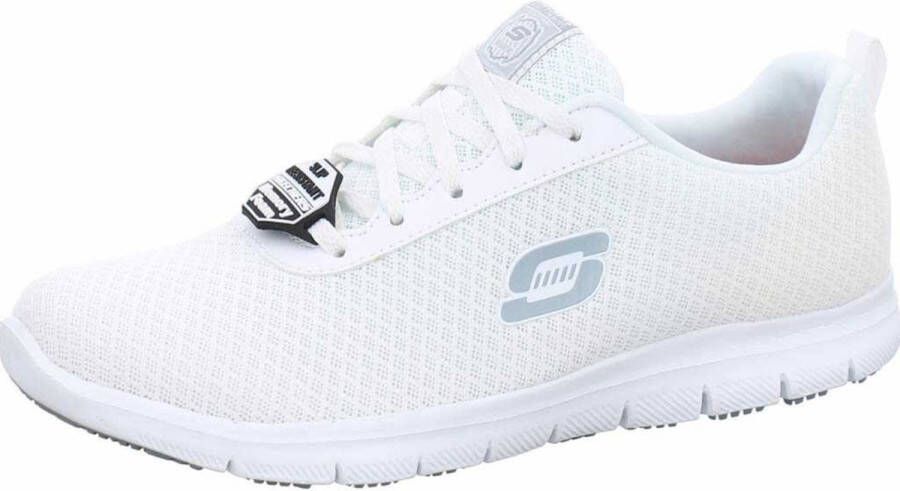 Skechers Werkschoenen Ghenter-Bronaugh veterschoenen Veterschoen voor de horeca met memory foam binnenzool