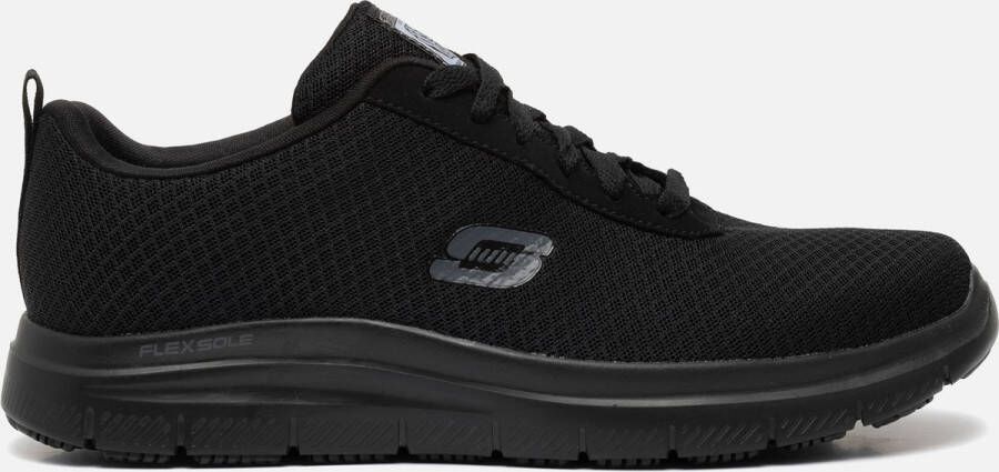 Skechers Werkschoenen Veterschoen voor de horeca onderhoud met gepolsterde binnenzool