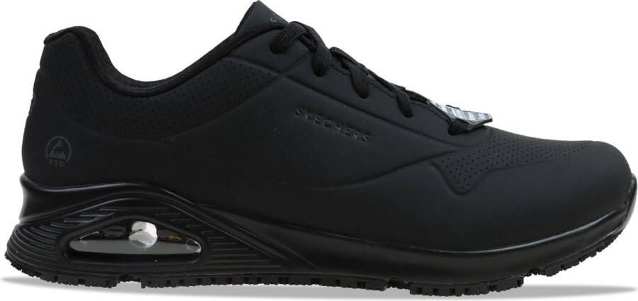 Skechers Work Relaxed Fit Uno Slipresistant Sutal Sneaker Mannen