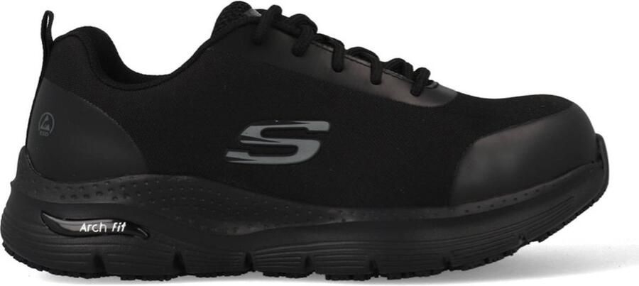 Skechers Work Skechers arch fit ringstap werkschoen s3 laag zwart