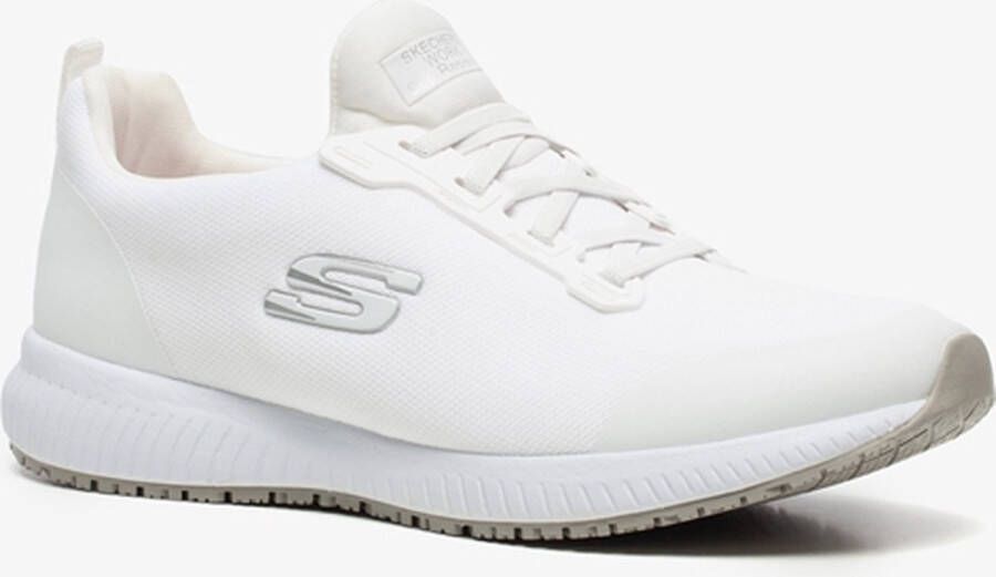 Skechers Werkschoenen SQUAD SR sneakers voor horeca & zorg met gepolsterde schacht