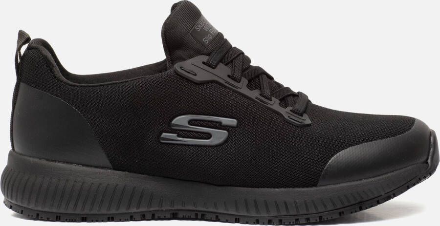 Skechers Werkschoenen SQUAD SR sneakers voor horeca & zorg met gepolsterde schacht