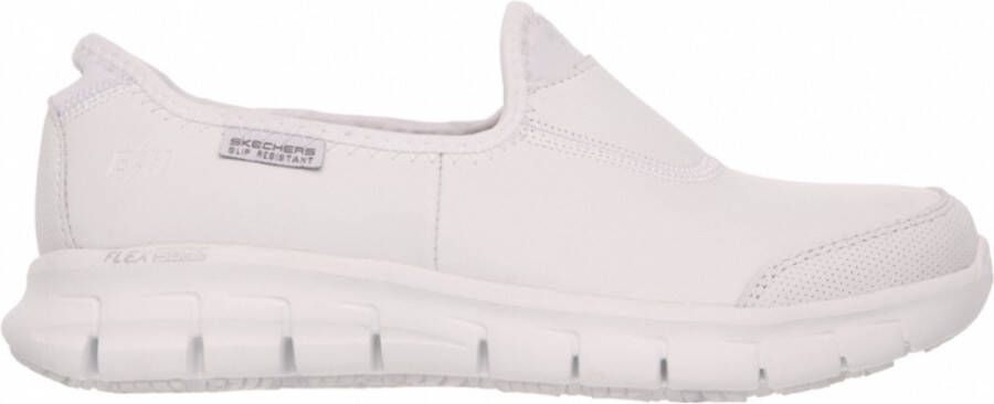 Skechers Work Sure Track instappers wit