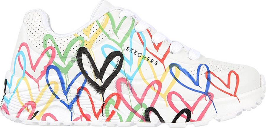 Skechers X JGoldcrown Uno Lite Sneaker Meisjes Wit multi Maat - Foto 2