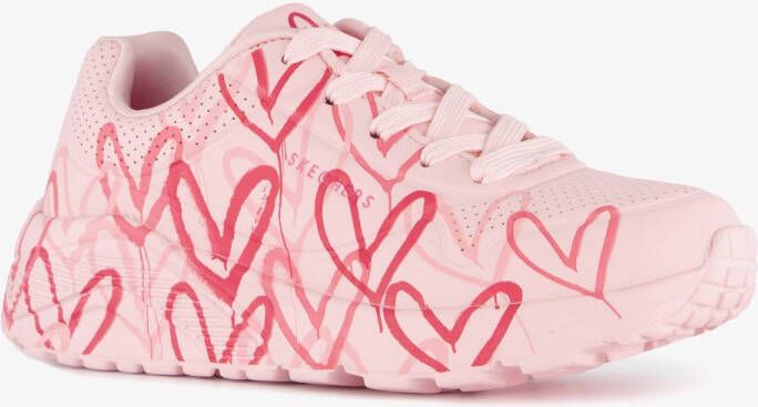Skechers Uno Lite JGoldcrown meisjes sneakers Roze Extra comfort Memory Foam