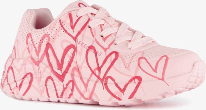 Skechers x JGoldcrown: Uno Lite sneakers roze Extra comfort Memory Foam