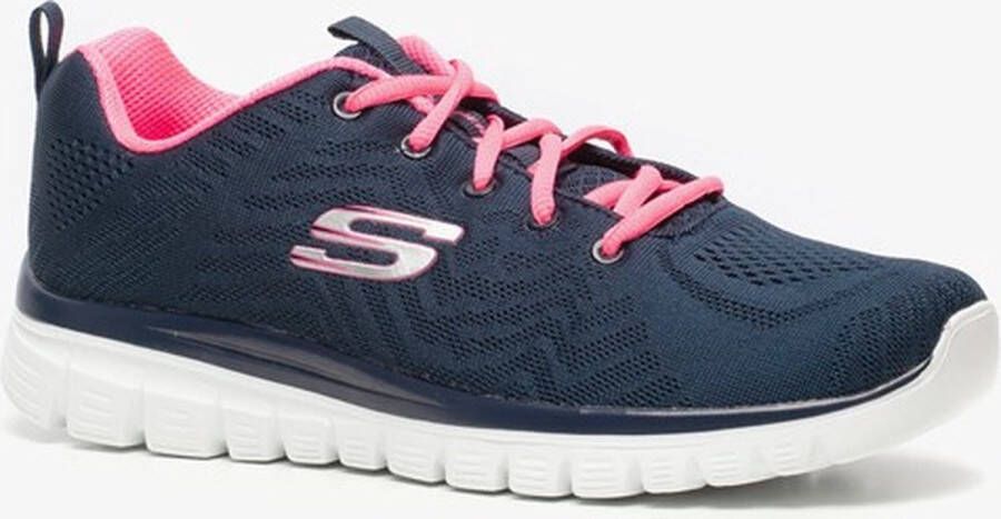 Skechers Sneakers Graceful Get Connected met memory foam vrijetijdsschoen lage schoen veterschoen