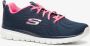 Skechers Graceful Get Connected dames sneakers Blauw - Thumbnail 3