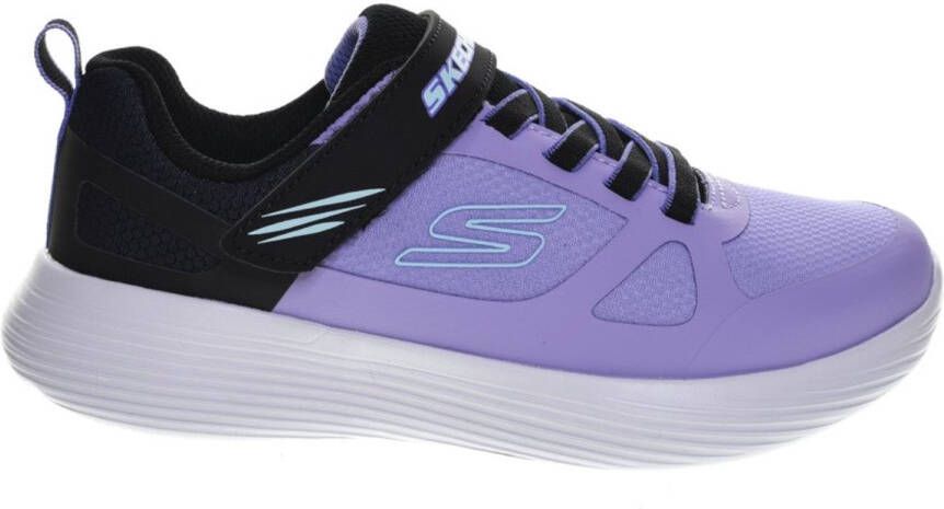 Skechers Zwart Paars Sportschoenen