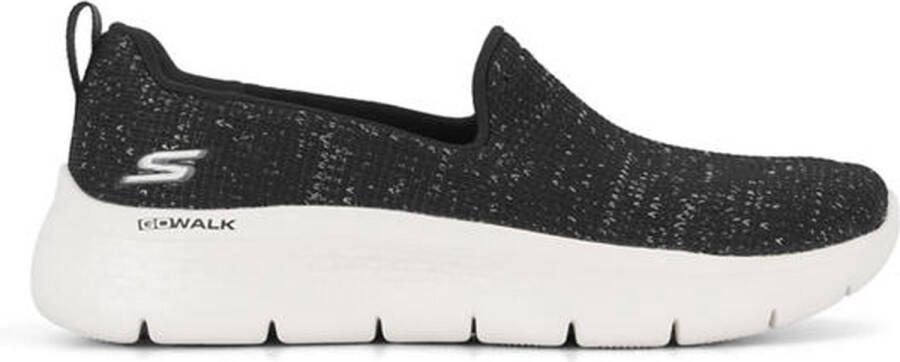 Skechers Go walk flex- flashing stars slip-on zwart