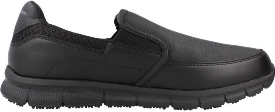Skechers Zwarte Slip Resistant Work instapper