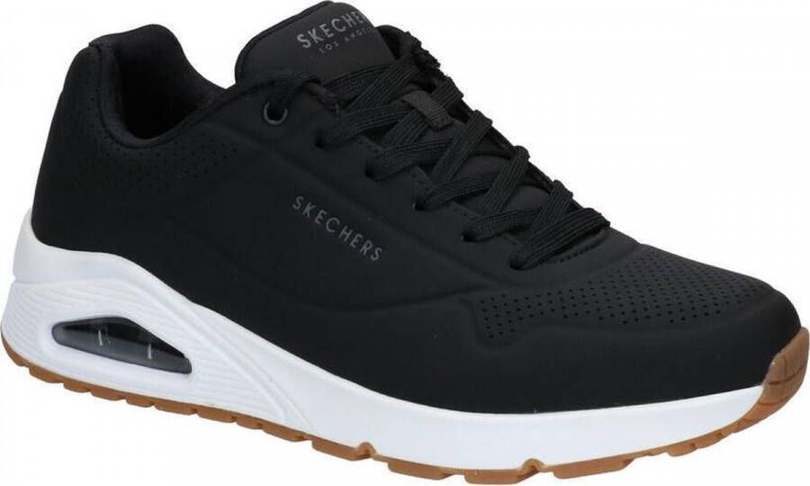 Skechers Uno Stand On Air Heren Sneakers Zwart