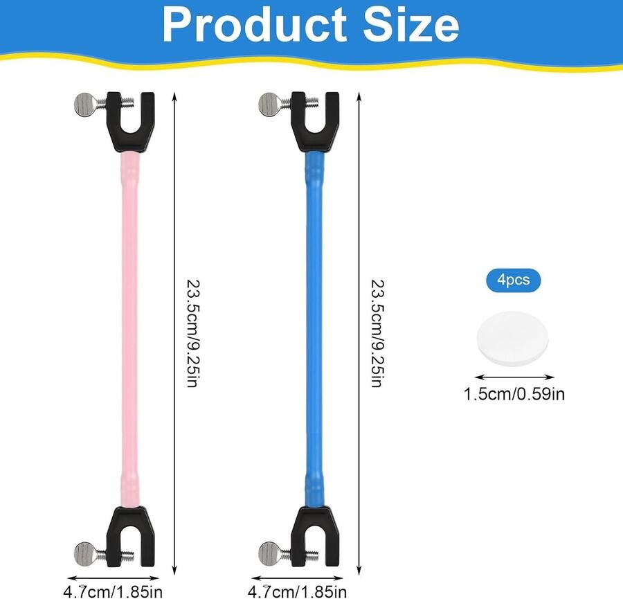 Ski Trainer Set voor Kinderen Ski Trainingshulpmiddelen met Verbeterde Controle en Veiligheid voor Beginners