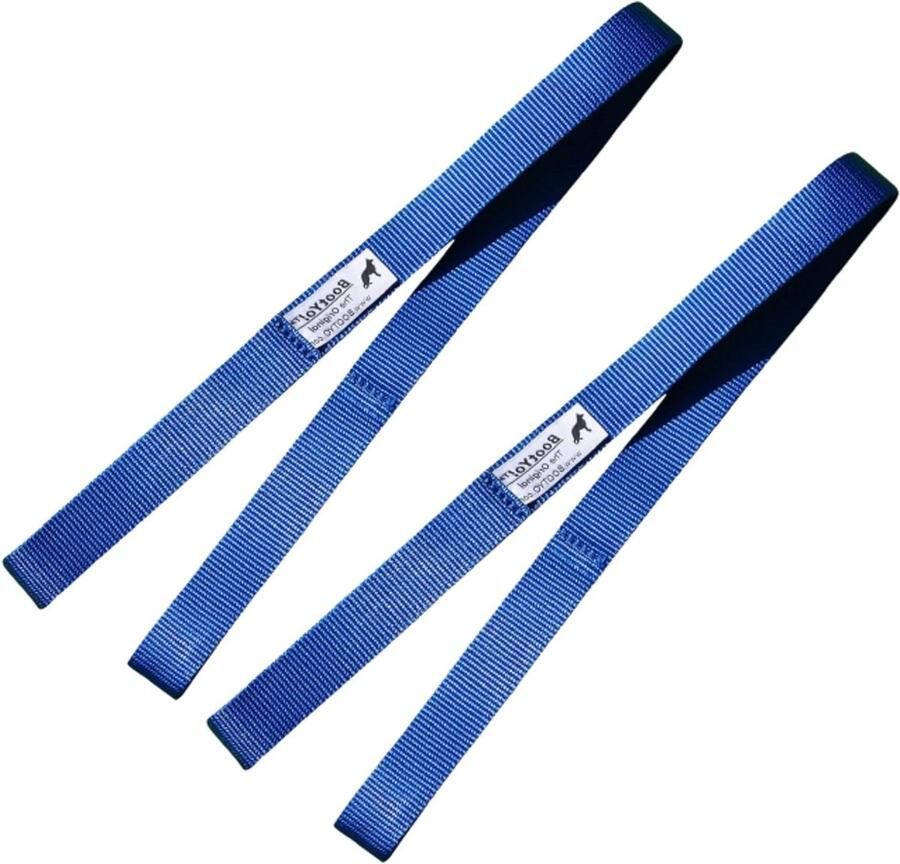 Skischoen Draagriemen Snowboardschoen Riemen Schoenen Dragen Compact Opvouwbaar Lengte Blauw