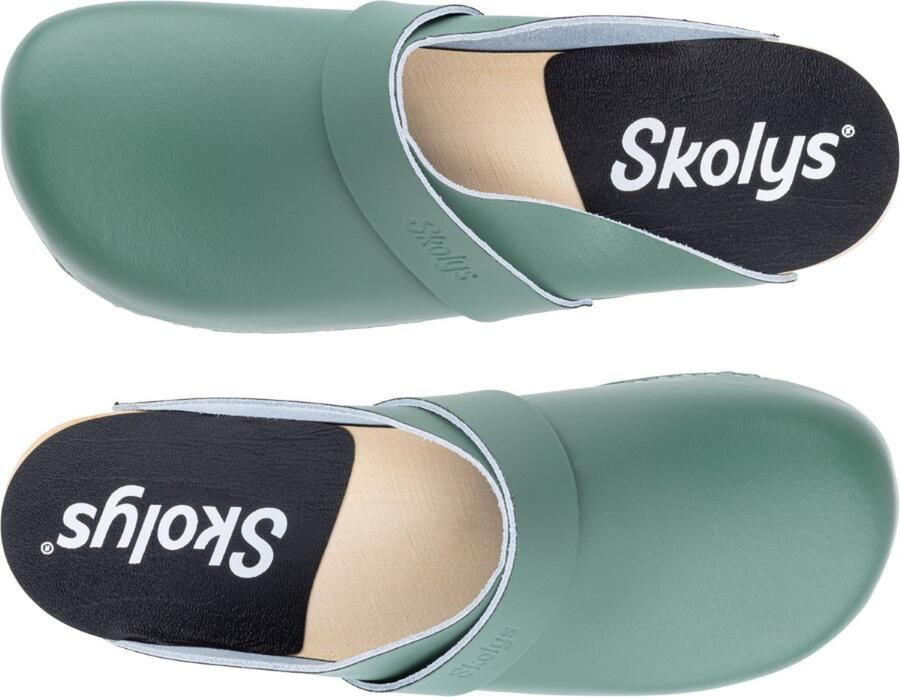 Skolys W-320.12 klompen dames medische clogs tuinklompen werkklompen verpleegkundige ziekenhuis instap pastel groen - Foto 4