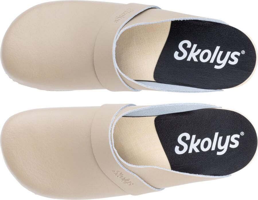 Skolys W-320.13 klompen dames medische clogs tuinklompen werkklompen verpleegkundige ziekenhuis instap pastel zand - Foto 3