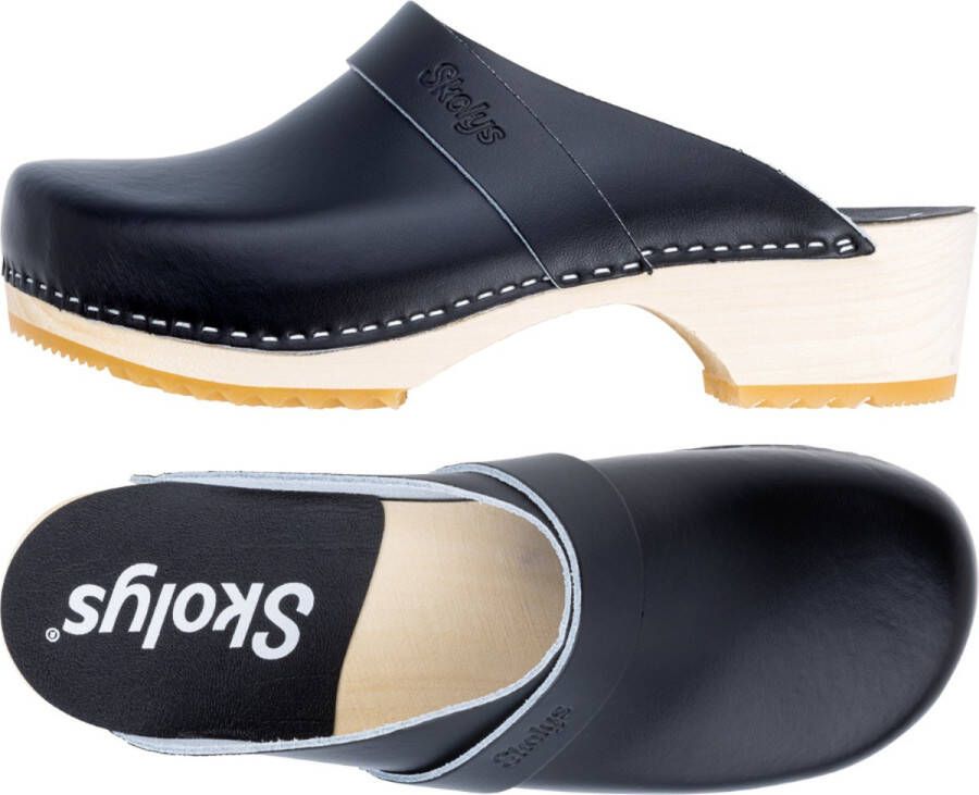 Skolys W-320.00 klompen dames medische clogs tuinklompen werkklompen verpleegkundige ziekenhuis instap zwart