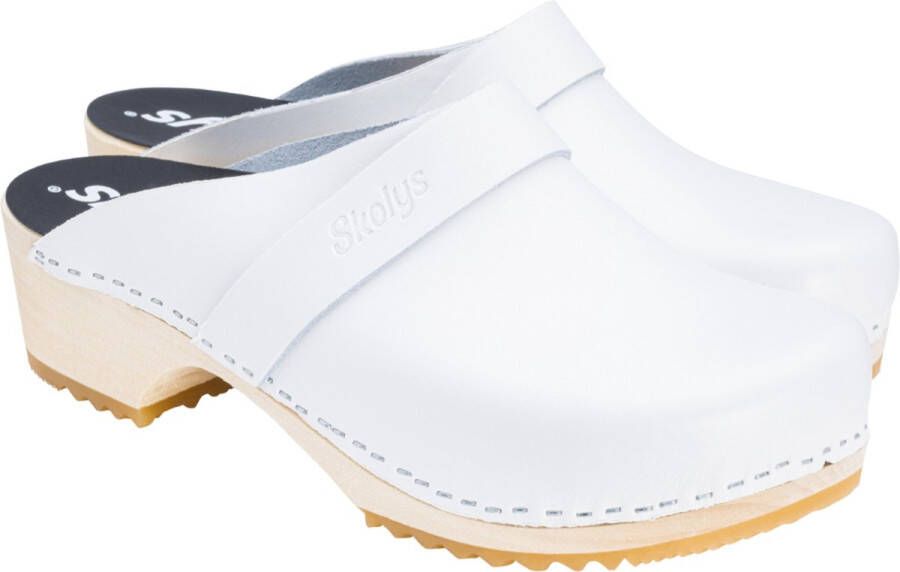Skolys W-320.01 klompen wit
