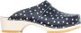 Skolys W-320.02 klompen dames medische clogs tuinklompen werkklompen verpleegkundige ziekenhuis instap zwart + witte stippen - Thumbnail 2