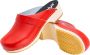 Skolys W-320.03 klompen dames medische clogs tuinklompen werkklompen verpleegkundige ziekenhuis instap rood - Thumbnail 4