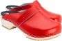 Skolys W-320.03 klompen dames medische clogs tuinklompen werkklompen verpleegkundige ziekenhuis instap rood - Thumbnail 1