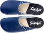 Skolys W-320.07 klompen dames medische clogs tuinklompen werkklompen verpleegkundige ziekenhuis instap marine blauw - Thumbnail 5