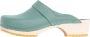 Skolys W-320.12 klompen dames medische clogs tuinklompen werkklompen verpleegkundige ziekenhuis instap pastel groen - Thumbnail 1