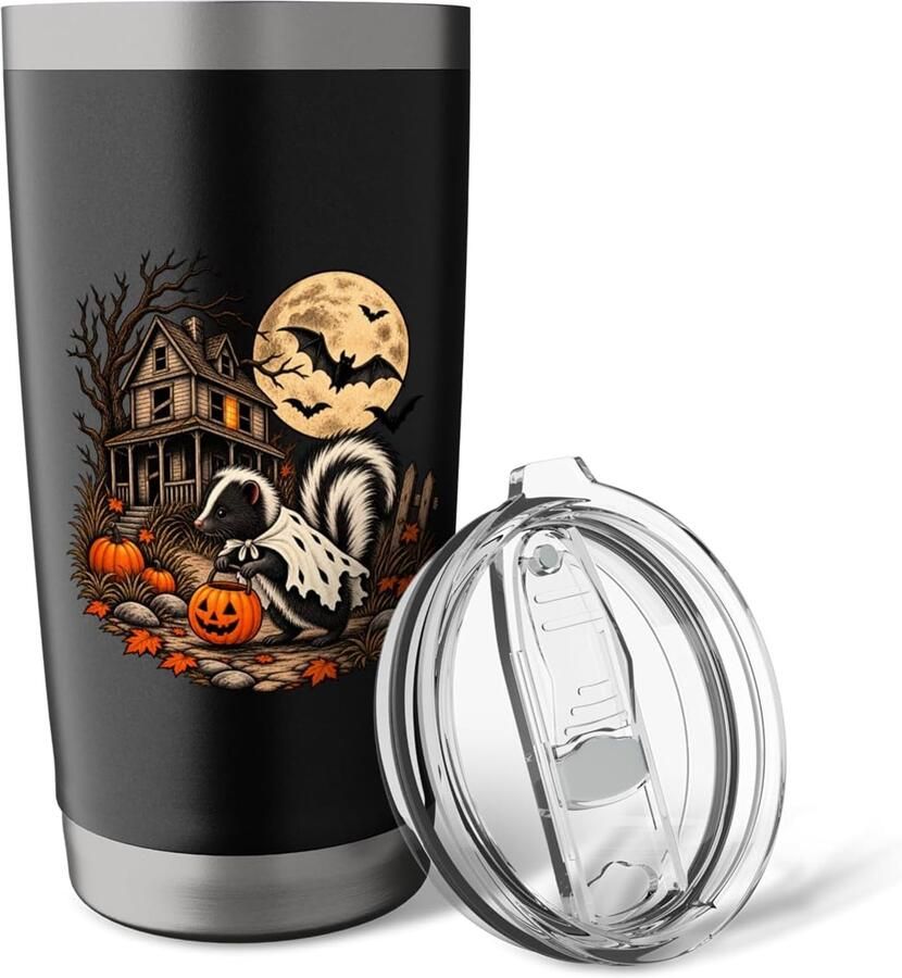 Skunk Halloween Thermobeker