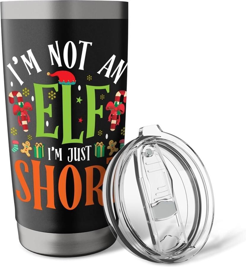 Slaappak met tekst I'm Not An Elf Just Short