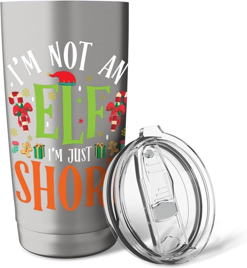 Slaappak met tekst I'm Not An Elf Just Short