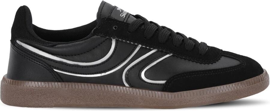 Slazenger Addition Sneakers Zwart Zilver (dames)